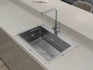 Мойка кухонная GranFest METAL 6545 нерж нержавеющая сталь